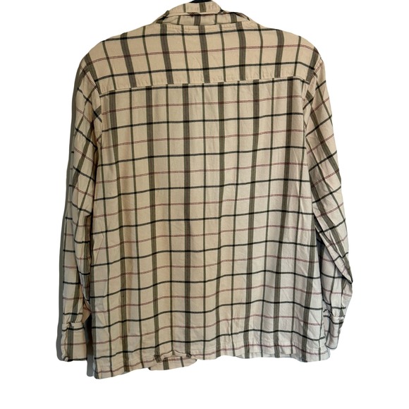 Cozy Earth Womens Plaid Sleep Shirt Top Pajama Button Front‎ Long Sleeve Large - Picture 2 of 4